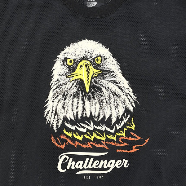 【CHALLENGER|チャレンジャー】EAGLE DRY MESH TEE /イーグルドライメッシュTEE(BLACK)