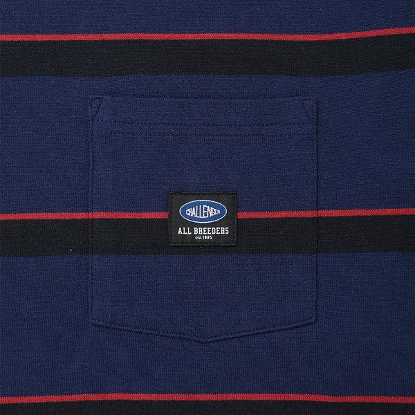 【CHALLENGER|チャレンジャー】L/S AUTHENTIC BORDER TEE(NAVY,BLACK)