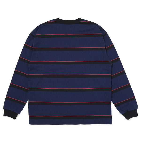 【CHALLENGER|チャレンジャー】L/S AUTHENTIC BORDER TEE(NAVY,BLACK)