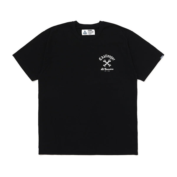 【CHALLENGER|チャレンジャー】MECHANIC TEE /メカニック TEE(WHITE,BLACK) - STREAM【CHALLENGER|チャレンジャー】MECHANIC TEE /メカニック TEE(WHITE,BLACK)STREAMBLACKM