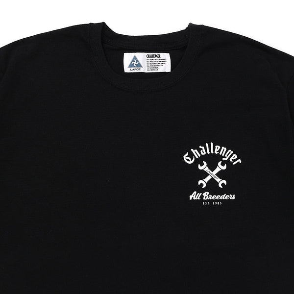【CHALLENGER|チャレンジャー】MECHANIC TEE /メカニック TEE(WHITE,BLACK) - STREAM【CHALLENGER|チャレンジャー】MECHANIC TEE /メカニック TEE(WHITE,BLACK)STREAMBLACKM