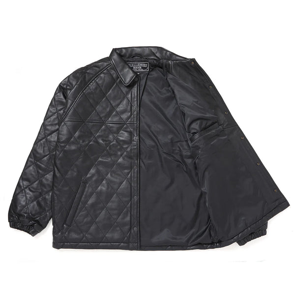 【CHALLENGER|チャレンジャー】QUILTING LEATHER JACKET/キルティングレザージャケット(GRAY,BLACK) - STREAM【CHALLENGER|チャレンジャー】QUILTING LEATHER JACKET/キルティングレザージャケット(GRAY,BLACK)STREAMBLACKM