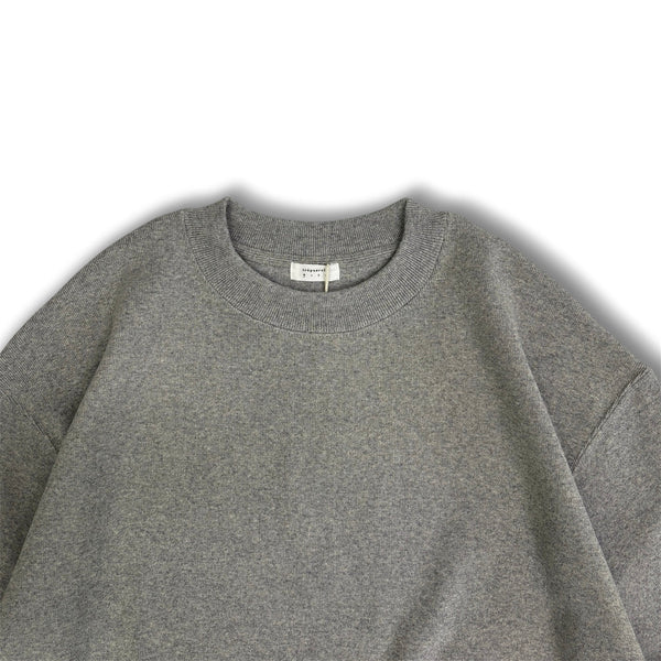 【CREPUSCULE|クレプスキュール】CO RIB SWEAT P/O/コットンリブ スウェット プルオーバー(OATMEAL , GRAY) 正規取扱店舗 公式オンライン通販 島根 松江