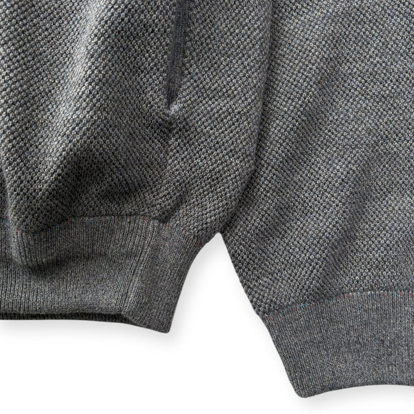 【CREPUSCULE|クレプスキュール】COTTON WOOL MOSS STITCH CARDIGAN/コットンウール モスステッチ カーディガン(BLACK , BLUE GRAY) - STREAM【CREPUSCULE|クレプスキュール】COTTON WOOL MOSS STITCH CARDIGAN/コットンウール モスステッチ カーディガン(BLACK , BLUE GRAY)STREAMBLUE GRAY0