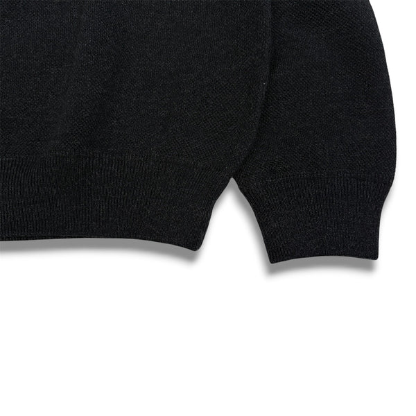 【CREPUSCULE|クレプスキュール】COTTON WOOL MOSS STITCH P/O(KHAKI , NAVY , BROWN , BLACK) 正規取扱店舗 公式オンライン通販 島根 松江 コットンニット 26FW