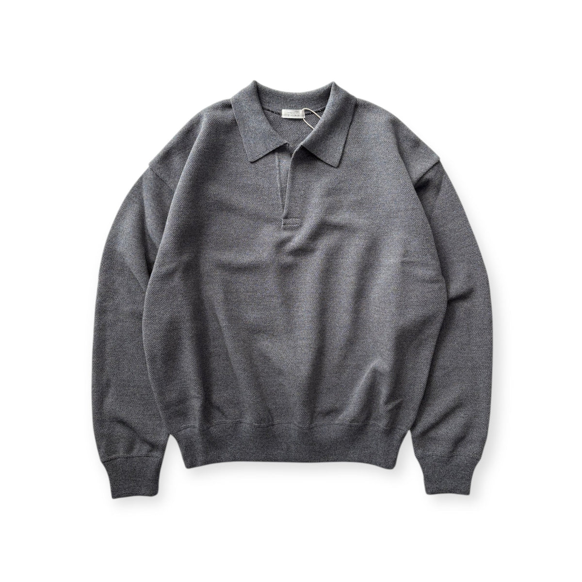 CREPUSCULE|クレプスキュール COTTON WOOL MOSS STITCH SKIPPER 正規 