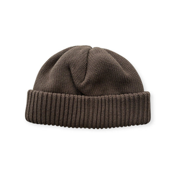【CREPUSCULE|クレプスキュール】KNIT CAP/ニットキャップ(KHAKI , D.GREY) - STREAM