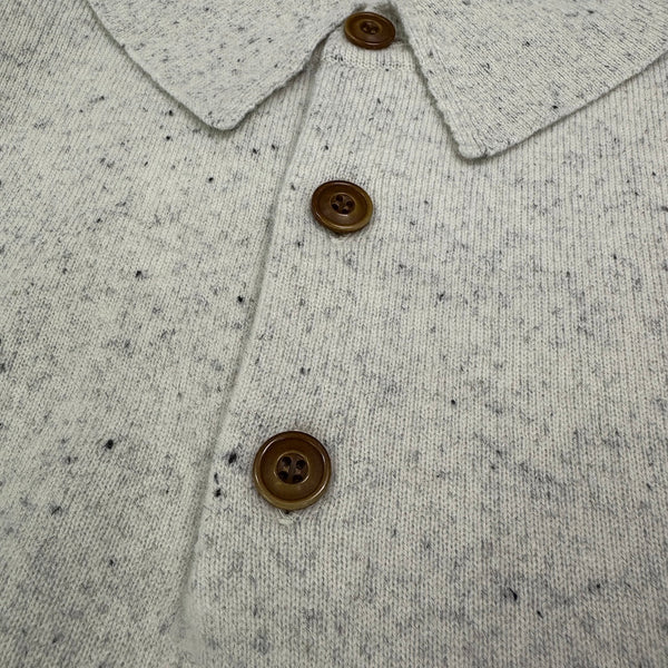 【CREPUSCULE|クレプスキュール】KNIT POLO/ニットポロ(WHITE , GRAY , BLACK) 正規取扱店舗 公式オンライン通販 島根 松江 26FW