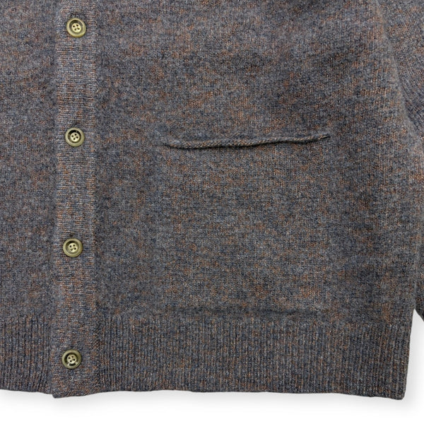 【CREPUSCULE|クレプスキュール】M - G POLO CARDIGAN/M - Gポロカーディガン(GREY×GREEN , GREY×MUSTARD , GREY×BROWN) - STREAM