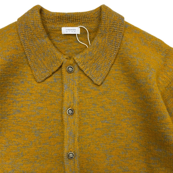 【CREPUSCULE|クレプスキュール】M - G POLO CARDIGAN/M - Gポロカーディガン(GREY×GREEN , GREY×MUSTARD , GREY×BROWN) - STREAM【CREPUSCULE|クレプスキュール】M - G POLO CARDIGAN/M - Gポロカーディガン(GREY×GREEN , GREY×MUSTARD , GREY×BROWN)STREAMGREY×MUSTARD0
