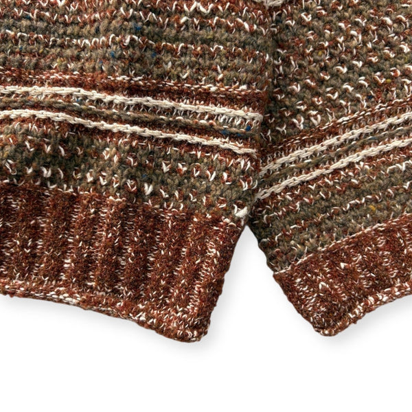 【CREPUSCULE|クレプスキュール】MULTI BORDER MIX P/O/マルチボーダーミックスプルオーバー(BEIGE , BROWN , NAVY)) - STREAM【CREPUSCULE|クレプスキュール】MULTI BORDER MIX P/O/マルチボーダーミックスプルオーバー(BEIGE , BROWN , NAVY))STREAMBROWN0