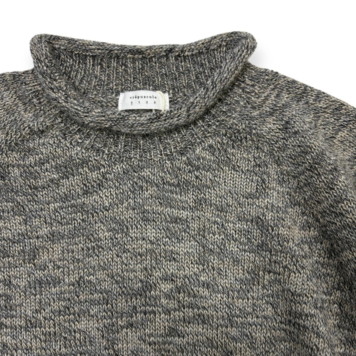 CREPUSCULE|クレプスキュール】W/G ALPACA PULLOVER 正規取扱店舗 公式 