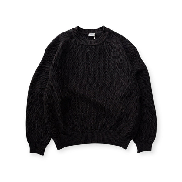 【CREPUSCULE|クレプスキュール】WOOL KANOKO P/0/ウールカノコ プルオーバー(WINE , GREEN , BLACK) - STREAM【CREPUSCULE|クレプスキュール】WOOL KANOKO P/0/ウールカノコ プルオーバー(WINE , GREEN , BLACK)STREAMBLACK0