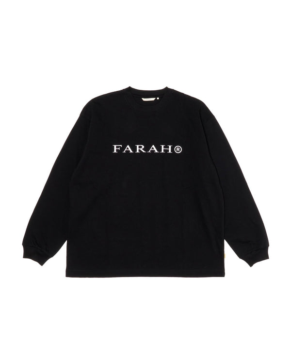 【FARAH|ファーラー】PRINTED LOGO L/S TEE"OG LOGO"/プリントロゴL/Sティー"OGロゴ"(WHITE , HEATHER GERY , BROWN , BLACK) - STREAM【FARAH|ファーラー】PRINTED LOGO L/S TEE"OG LOGO"/プリントロゴL/Sティー"OGロゴ"(WHITE , HEATHER GERY , BROWN , BLACK)STREAMBROWNM