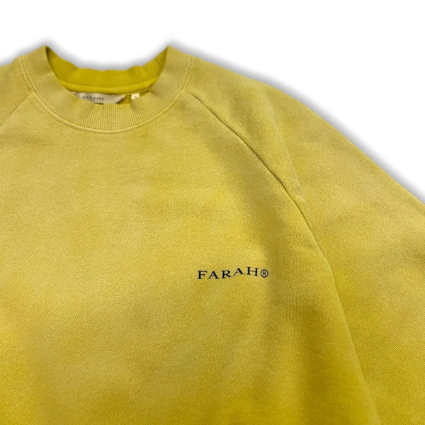 【FARAH|ファーラー】VINTAGE CREWNECK SWEATSHIRT/ヴィンテージクルーネックスウェットシャツ(ORANGE , YELLOW , BLUE GREY) - STREAM【FARAH|ファーラー】VINTAGE CREWNECK SWEATSHIRT/ヴィンテージクルーネックスウェットシャツ(ORANGE , YELLOW , BLUE GREY)STREAMYELLOWS