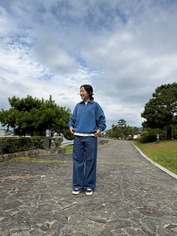 【FARAH|ファーラー】VINTAGE HALF ZIP SWEATSHIRT/ヴィンテージハーフジップスウェットシャツ(HEATHER GREY , FADED BLUE , FADED BLACK) - STREAM【FARAH|ファーラー】VINTAGE HALF ZIP SWEATSHIRT/ヴィンテージハーフジップスウェットシャツ(HEATHER GREY , FADED BLUE , FADED BLACK)STREAMFADED BLACKM