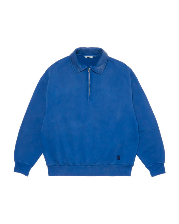 【FARAH|ファーラー】VINTAGE HALF ZIP SWEATSHIRT/ヴィンテージハーフジップスウェットシャツ(HEATHER GREY , FADED BLUE , FADED BLACK) - STREAM【FARAH|ファーラー】VINTAGE HALF ZIP SWEATSHIRT/ヴィンテージハーフジップスウェットシャツ(HEATHER GREY , FADED BLUE , FADED BLACK)STREAMFADED BLUEM