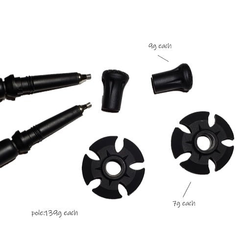 【GOSSAMER GEAR|ゴッサマーギア】LT5 THREE PIECE CARBON TREKKING POLES - pair(BLACK) - STREAM【GOSSAMER GEAR|ゴッサマーギア】LT5 THREE PIECE CARBON TREKKING POLES - pair(BLACK)STREAMBLACKONE SIZE