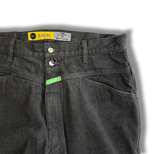 【GOURMET JEANS|グルメジーンズ】TYPE 2 BASIC/タイプ2ベーシック(CHARCOAL) 正規取扱店舗 公式オンライン通販 島根 松江 26FW デニム ジーンズ