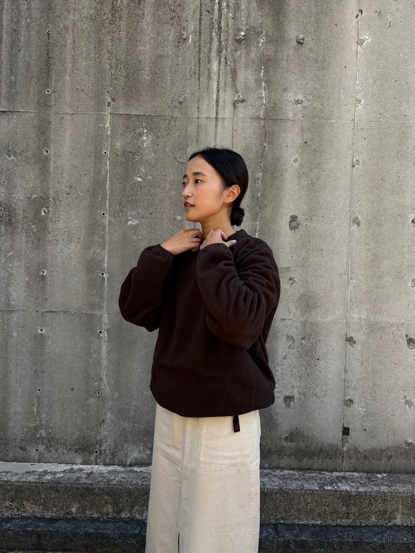 【GRAMICCI|グラミチ】THERMAL FLEECE CREW/サーマルフリースクルー(OLIVE , TOBACCO , BLACK) - STREAM【GRAMICCI|グラミチ】THERMAL FLEECE CREW/サーマルフリースクルー(OLIVE , TOBACCO , BLACK)STREAMBLACKM