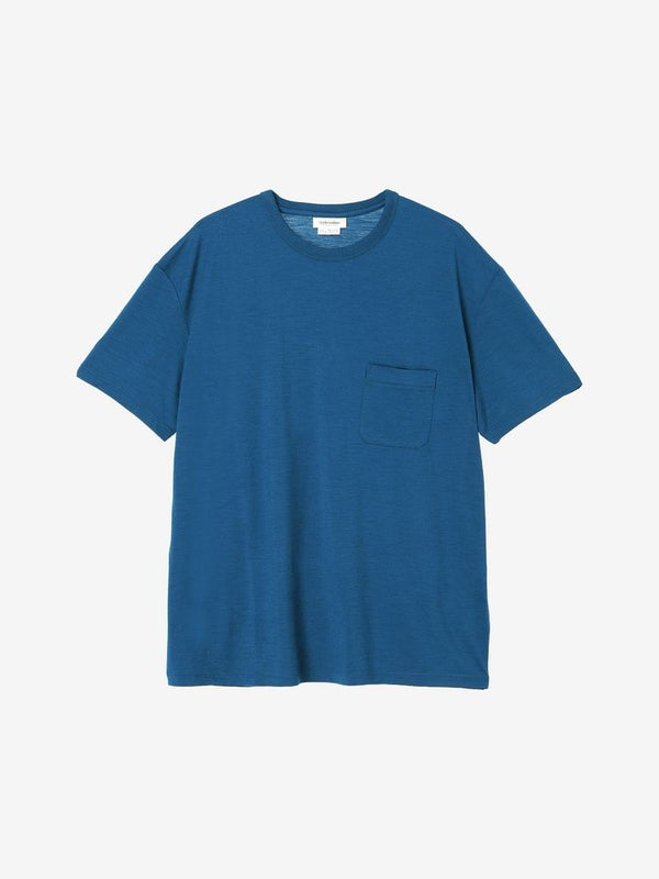 【ICE BRAEKER|アイスブレーカー】MERINO 150 SS POCKET TEE/メリノ150 SS ポケットTシャツ(JET HEATHER , ATLANTIS)