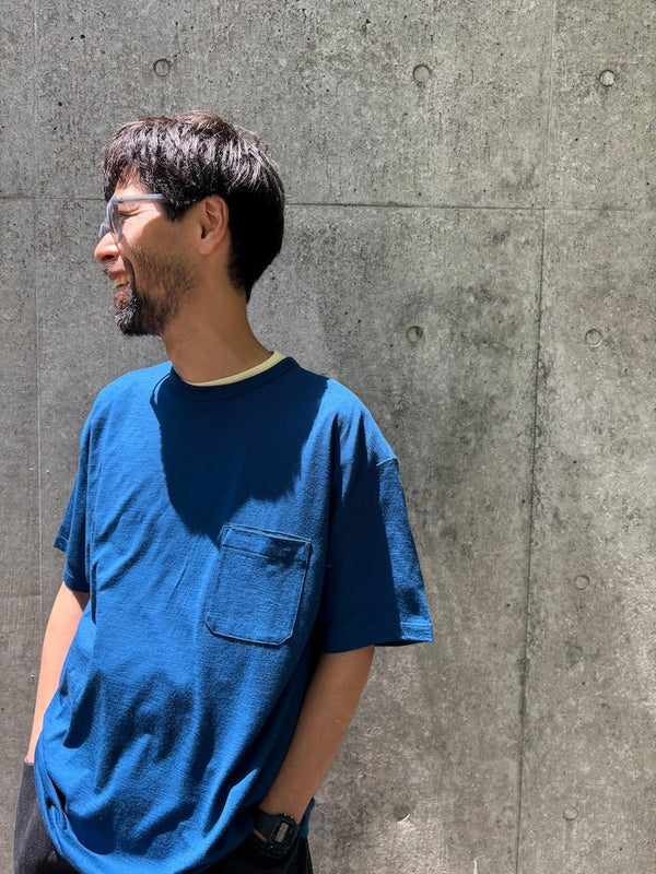 【ICE BRAEKER|アイスブレーカー】MERINO 150 SS POCKET TEE/メリノ150 SS ポケットTシャツ(JET HEATHER , ATLANTIS)