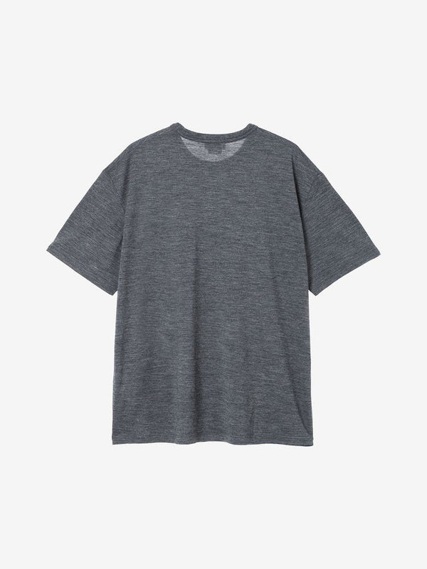 【ICE BRAEKER|アイスブレーカー】MERINO 150 SS POCKET TEE/メリノ150 SS ポケットTシャツ(JET HEATHER , ATLANTIS)