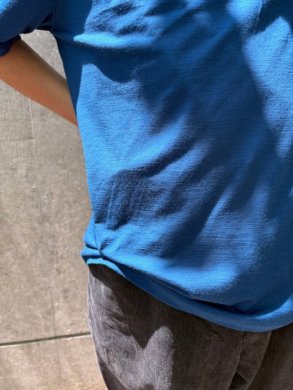 【ICE BRAEKER|アイスブレーカー】MERINO 150 SS POCKET TEE/メリノ150 SS ポケットTシャツ(JET HEATHER , ATLANTIS)