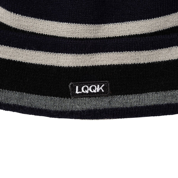 【LQQK STUDIO | ルックスタジオ】BEANIE/ビーニー(NAVY) - STREAM【LQQK STUDIO | ルックスタジオ】BEANIE/ビーニー(NAVY)STREAMONE SIZE