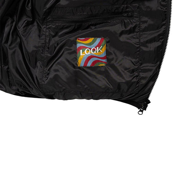 【LQQK STUDIO | ルックスタジオ】DOWN WAVE JACKET/ダウンウェーブ ジャケット(BLACK) - STREAM【LQQK STUDIO | ルックスタジオ】DOWN WAVE JACKET/ダウンウェーブ ジャケット(BLACK)STREAMM