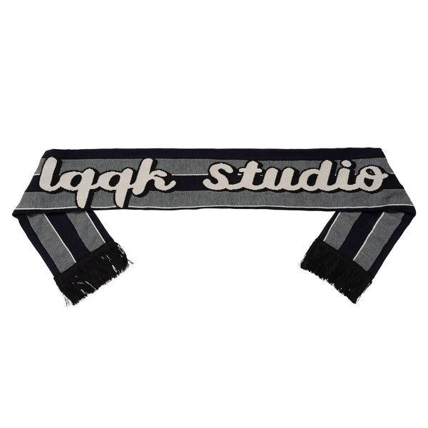 【LQQK STUDIO | ルックスタジオ】KNIT SCARF/ニットスカーフ(NAVY) - STREAM【LQQK STUDIO | ルックスタジオ】KNIT SCARF/ニットスカーフ(NAVY)STREAMONE SIZE