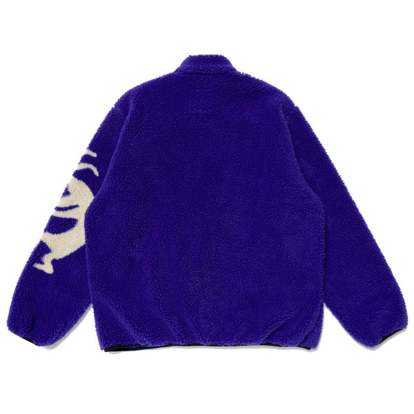 【LQQK STUDIO | ルックスタジオ】KOKOPELLI FLEECE JACKET/ココペリ フリースジャケット(ROYAL BLUE) - STREAM【LQQK STUDIO | ルックスタジオ】KOKOPELLI FLEECE JACKET/ココペリ フリースジャケット(ROYAL BLUE)STREAML