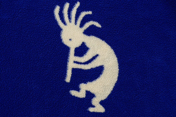 【LQQK STUDIO | ルックスタジオ】KOKOPELLI FLEECE JACKET/ココペリ フリースジャケット(ROYAL BLUE) - STREAM【LQQK STUDIO | ルックスタジオ】KOKOPELLI FLEECE JACKET/ココペリ フリースジャケット(ROYAL BLUE)STREAML