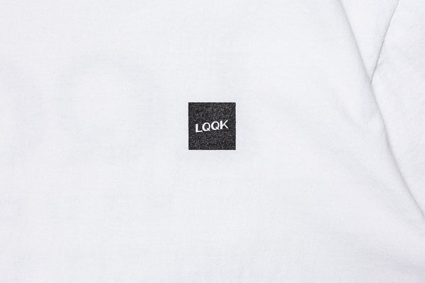 【LQQK STUDIO | ルックスタジオ】LQQK SHOP SHIRT S/S TEE/ルック ショップ SS Tシャツ(WHITE) - STREAM【LQQK STUDIO | ルックスタジオ】LQQK SHOP SHIRT S/S TEE/ルック ショップ SS Tシャツ(WHITE)STREAMS
