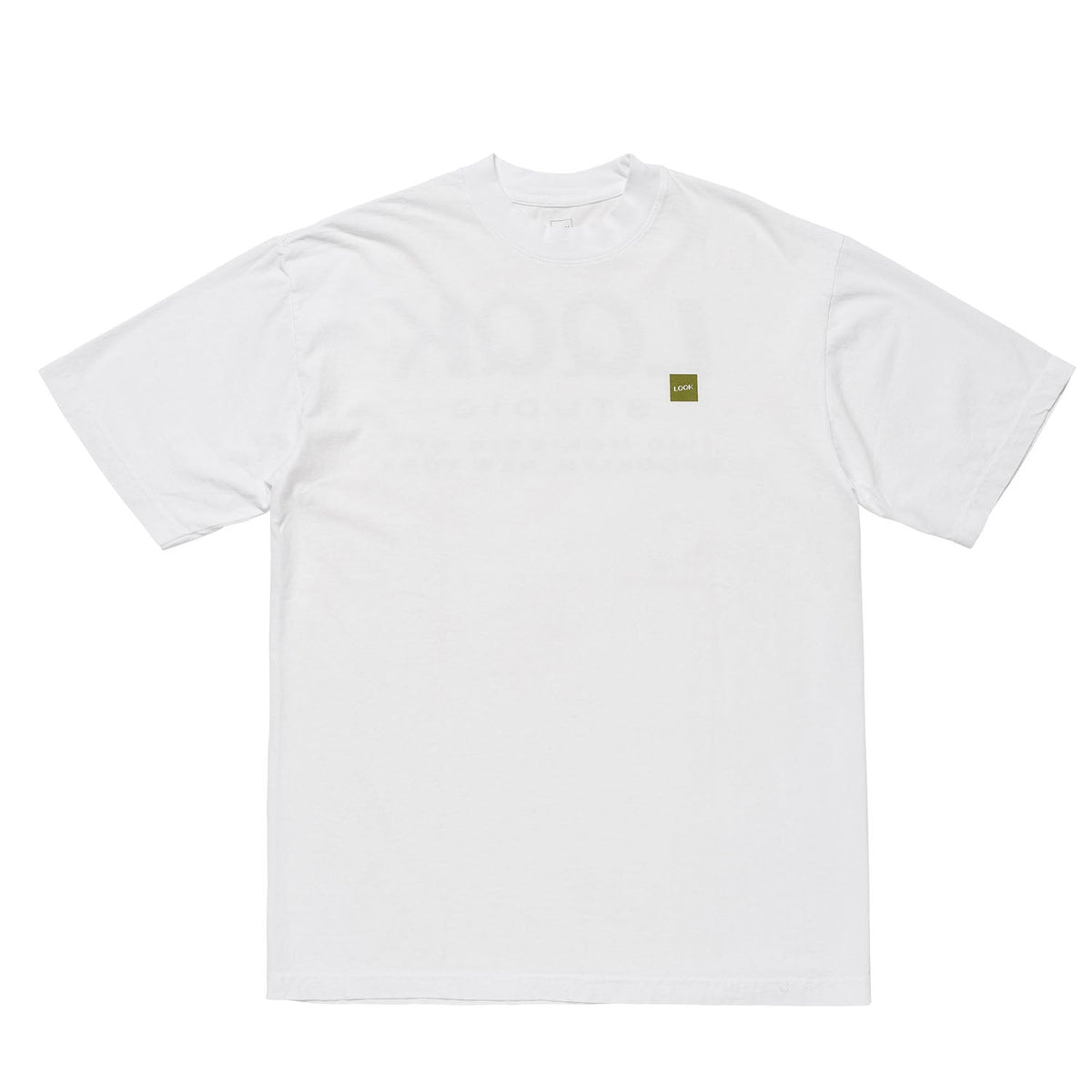 LQQK SHOP TEE - スタイリッシュホワイトTシャツ - メンズファッション 