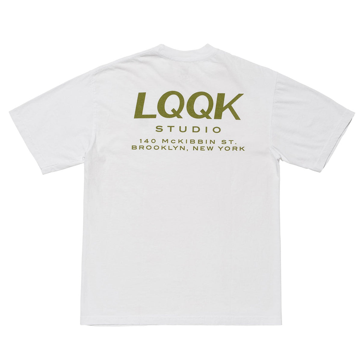 LQQK SHOP TEE - スタイリッシュホワイトTシャツ - メンズファッション 