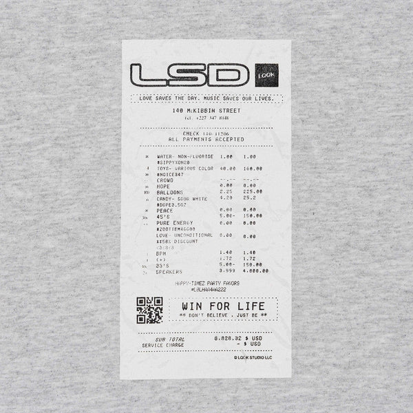 【LQQK STUDIO | ルックスタジオ】LSD TEE(GREY , WASHED BLACK) - STREAM【LQQK STUDIO | ルックスタジオ】LSD TEE(GREY , WASHED BLACK)STREAMGREYS