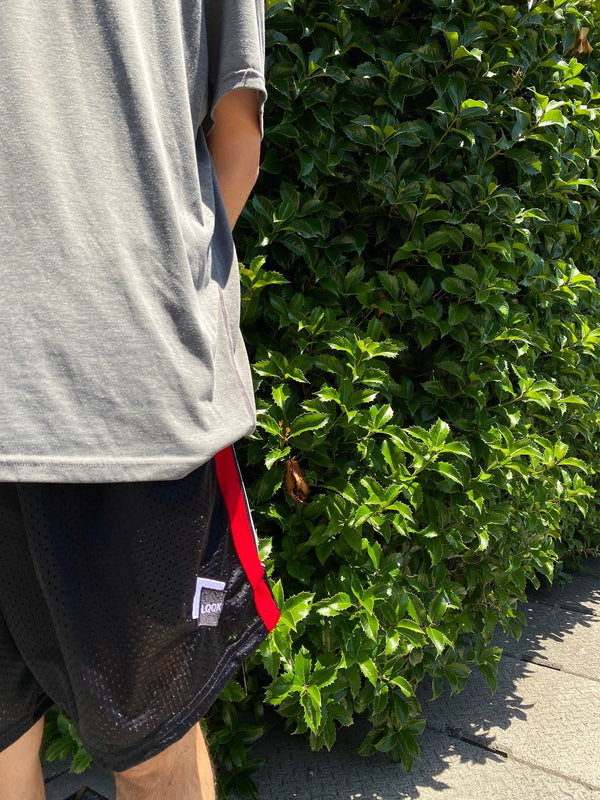 【LQQK STUDIO|ルックスタジオ】LQQK SHORTS/ルックショーツ(BLACK/RED) - STREAM【LQQK STUDIO|ルックスタジオ】LQQK SHORTS/ルックショーツ(BLACK/RED)STREAML