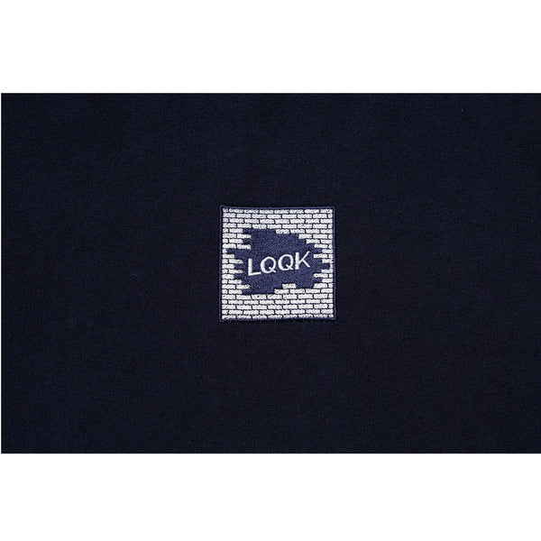 【LQQK STUDIO|ルックスタジオ】L/S BRICK LOGO TEE/ロングスリーブ ブリックロゴTシャツ(STONE , NAVY) - STREAM【LQQK STUDIO|ルックスタジオ】L/S BRICK LOGO TEE/ロングスリーブ ブリックロゴTシャツ(STONE , NAVY)STREAMNAVYS