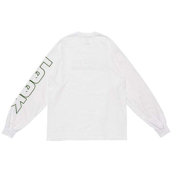 【LQQK STUDIO|ルックスタジオ】MOTORCYCLE TEE/モーターサイクル Tシャツ(WHITE) - STREAM【LQQK STUDIO|ルックスタジオ】MOTORCYCLE TEE/モーターサイクル Tシャツ(WHITE)STREAMS