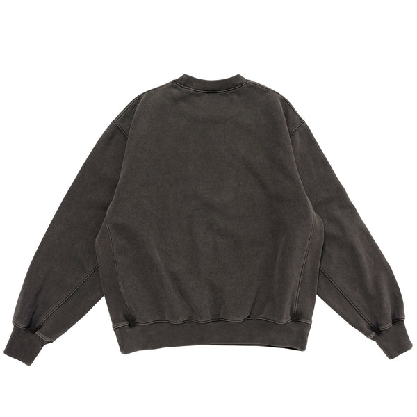 【LQQK STUDIO|ルックスタジオ】WASHED FLEECE CREWNECK/ウォッシュドフリースクルーネック(WASHED BLACK) - STREAM【LQQK STUDIO|ルックスタジオ】WASHED FLEECE CREWNECK/ウォッシュドフリースクルーネック(WASHED BLACK)STREAMM