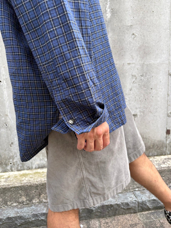MARVINE PONTIAK SHIRT MAKERS|マービンポンティアックシャツメーカー POLO SH/ポロシャツ(BLUE CHECK)