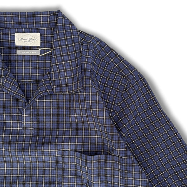 MARVINE PONTIAK SHIRT MAKERS|マービンポンティアックシャツメーカー POLO SH/ポロシャツ(BLUE CHECK)