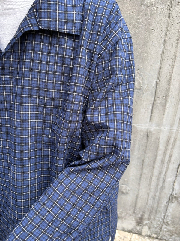 MARVINE PONTIAK SHIRT MAKERS|マービンポンティアックシャツメーカー POLO SH/ポロシャツ(BLUE CHECK)