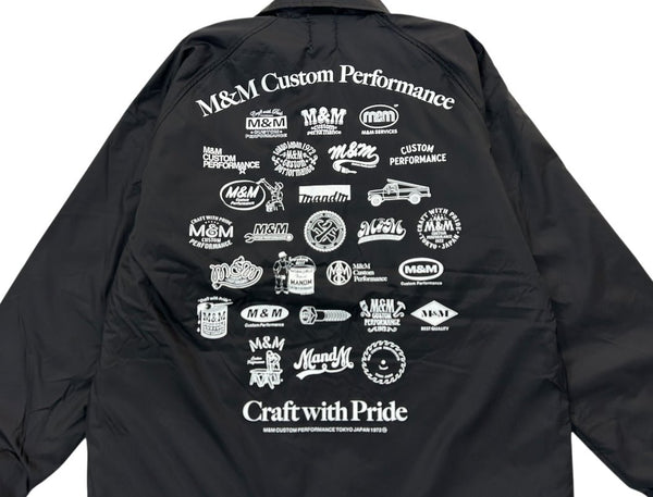 【M&M|エムアンドエム】BOA COACH JACKET/ボアコーチジャケット(BLACK) - STREAM【M&M|エムアンドエム】BOA COACH JACKET/ボアコーチジャケット(BLACK)STREAMBLACKM