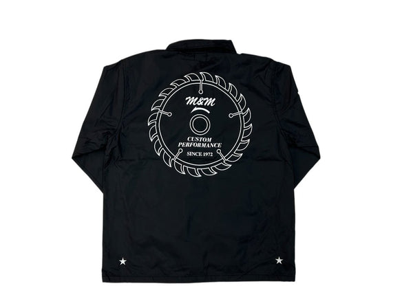 【M&M|エムアンドエム】COACH JACKET/コーチジャケット(COYOTE,BLACK) - STREAM【M&M|エムアンドエム】COACH JACKET/コーチジャケット(COYOTE,BLACK)STREAMBLACKM