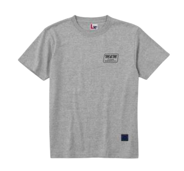 【M&M|エムアンドエム】PRINT TEE/プリントTEE(WHITE,BLACK,GRAY)