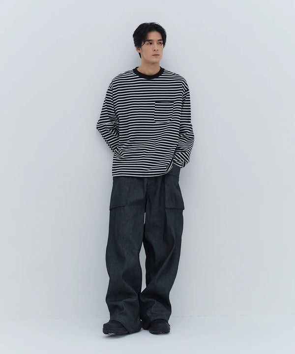 DETACHABLE BORDER L/S TEE