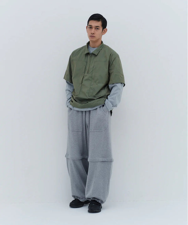 【MODMNT|モドメント】HALF ZIP HOODED SHIRT/ハーフジップフードシャツ(OLIVE) - STREAM【MODMNT|モドメント】HALF ZIP HOODED SHIRT/ハーフジップフードシャツ(OLIVE)STREAMOLIVES