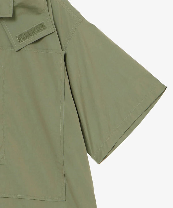 【MODMNT|モドメント】HALF ZIP HOODED SHIRT/ハーフジップフードシャツ(OLIVE) - STREAM【MODMNT|モドメント】HALF ZIP HOODED SHIRT/ハーフジップフードシャツ(OLIVE)STREAMOLIVES